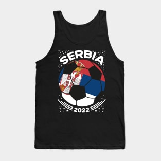 Serbia Flag Soccer Football Team Tank Top